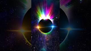 Dark rainbow solar eclipse