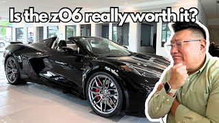 2023 CHEVROLET CORVETTE Z06 | IS THE Z06 WORTH THE EXTRA MONEY?! | Z06 WALK AROUND | COLD START