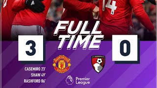 🚨Marcus Rashford caps ✅Manchester United’s stroll against Bournemouth🏟️