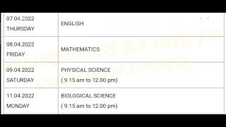 AP SSC PRE-FINAL Exam Time Table #education #10thclass #2022 #ssc2022 #apssc #apeducation