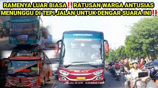 RAMENYA LUAR BIASA‼️RATUSAN WARGA ANTUSIAS MRNUNGGU DI TEPI JALAN UNTUK DENGAR SUARA INI