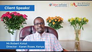 Mr.Robert Kotut - Director - Karen Roses, Africa