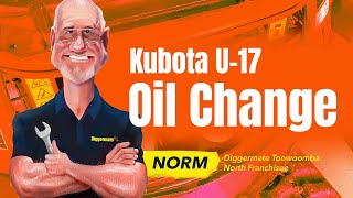 Kubota U17 3 Oil Change at Diggermate Toowoomba North Workshop