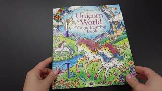 Usborne   Unicorn World Magic Painting Book