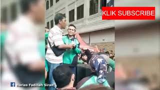 UNJUK RASA DRIVER GOJEK DI POLONIA , MEDAN