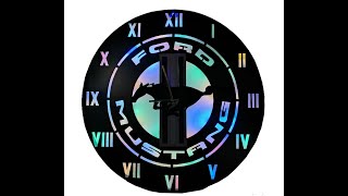 Fabricación de reloj metálico personalizado retro iluminado. (CNC Plasma)