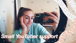 SMALL YOUTUBER SUPPORT VIDEO | Sunday night chill and supporting youtubers 2020 lets all link up