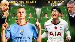 MANCHESTER CITY VS TOTTENHAM Potential Lineup PREMIER LEAGUE | 2023/2024 WEEK 14