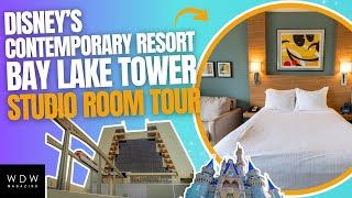 Disney Contemporary Resort: Bay Lake Tower Studio Room Tour