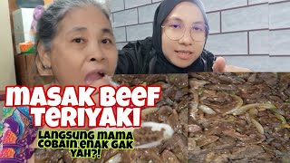 masak beef teriyaki ||makan beef teriyaki