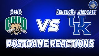 Thrilling Kentucky vs Ohio Bobcats Postgame | UK Gears Up for Ole Miss SEC Showdown