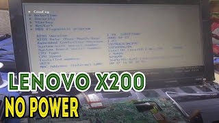 Lenovo x200 laptop. no power problem