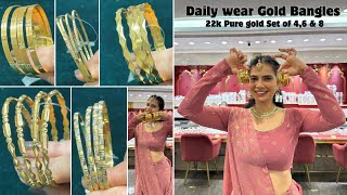 CMR Legacy of jewellery set of 4,6 light weight to heavy party wear bangles with Flat 50% OFF on VA