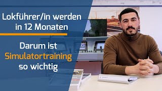 Training mit dem Bahnsimulator - Quereinsteiger sammeln erste praktische Erfahrungen als Lokführer