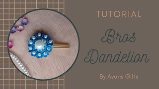 DIY | how to make a brooch | tutorial bros cantik | cara membuat bros dada mudah