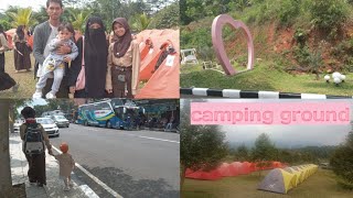 🌷camping ground 🏕 #dailyvlog @Mamahzia.jibril2906