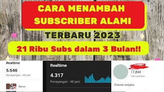 CARA MENAMBAH SUBSCRIBER YOUTUBE 2023 | TERBUKTI AMPUH #caramenambahsubscribe r #caramenambahsus