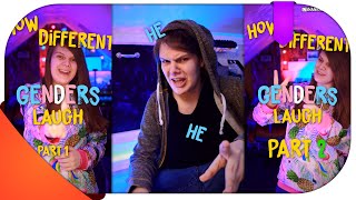 How Different GENDERS Laugh! (Part 1 & 2) | #Shorts | Hannah Phillips Real