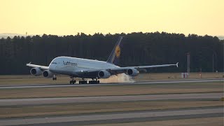 SUPER CLOSE LUFTHANSA A380 LANDING | GUESS THE AIRPORT (4K)