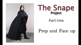 The Snape Project - Part One - Prep and Face up