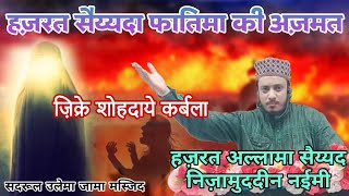 हज़रत फातिमा Hazrat Syed Nizamuddin Naimi #new #viral #newtaqreer #taqreer #bayan #hazratfatima