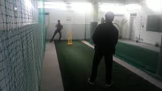 Indoor cricket nets at Delhi