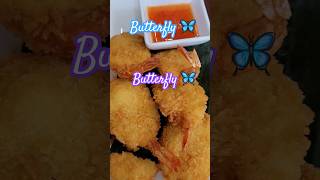 BUTTERFLY 🦋 IN MY STOMACH APPETIZER | YUMMY #enjoy #yummy #food #foodie #trending #shorts