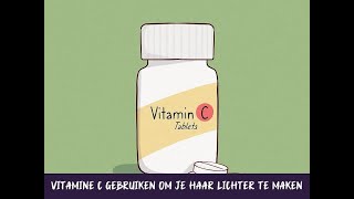 Vitamine C gebruiken om je haar lichter te maken