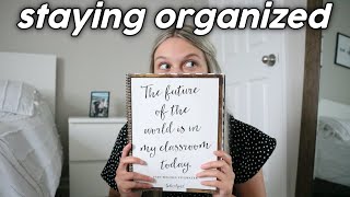 Teacher Organization Tips | First Year Teacher Advice