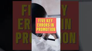 5 errors in promoting! #shorts