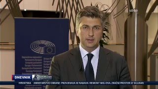 Andrej Plenković - Javljanje za Dnevnik NOVE TV nakon terorističkih napada u Bruxellesu - 22.3.2016.