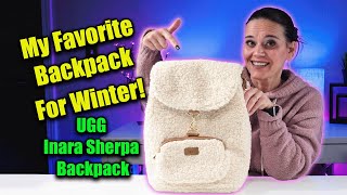 My Favorite Backpack For Winter! UGG Inara Sherpa Backpack