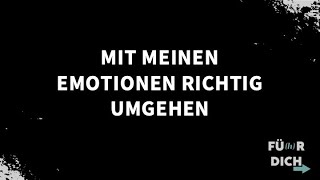 Fü(h)r dich: Mit meinen Emotionen richtig umgehen (Matthias Theis)