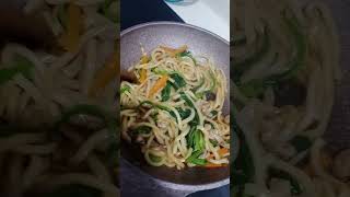 Simple but addictive! #fried #noodles #lunch #shorts #viral