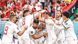 هدف الثاني للمنتخب الوطني المغربي 🇲🇦 ضد منتخب بلجيكا.هدف زكرياء ابوخلال من صناعة حكيم زياش دقيقة 92