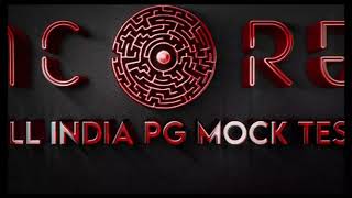 DR. SHAMEER VK | NCORE ALL INDIA PG MOCK TEST | IMPRINTS FUND RAISER | E GURUKUL