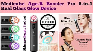 Medicube Age-R Booster Pro | 6-in-1 Real Glass Glow Device | Skincare Beauty product | personal care