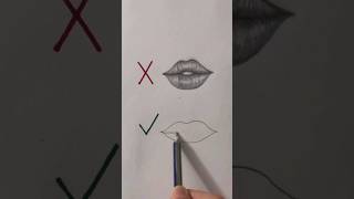 Bölüm 1 | How to draw lisp👄 — #art #easy #artistomg #lisp #shorts  #yanlış #doğru