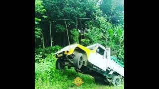 Mahindra Pick up doing stunt 😂