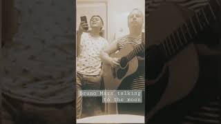 Bruno Mars" Talking to the moon" #BrunoMars #talkingtothemoon #рек #shorts #guitar #cover #singer