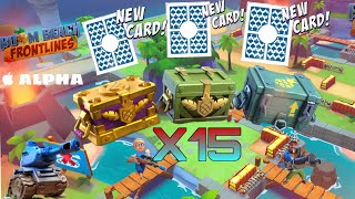 BOX OPENING (X15) | Boom Beach Frontlines