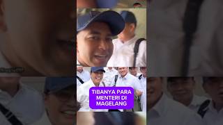 Raffi &menteri lainnya tiba di magelang #raffiahmad #kabinetmerahputih #prabowo #akmil #tni #shorts