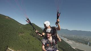 Paragliding in the Fraser Valley! 10 FOOT/SECOND UPDRAFT!