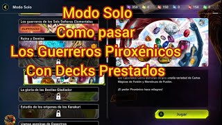 Master Duel Modo Solo Como pasar Lo Guerreros Piroxénicos Con Decks Prestados