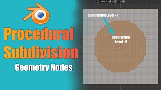 How to Achieve Procedural Subdivision in Blender using Geometry Nodes