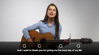 Dido - Thank you. Covered by AlterEgo-T. How to play.Guitar tutorial. Easy version.