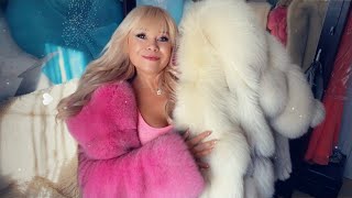 Fur coat ❤️ Huge Double sided fur stole ❤️ Fur bikini