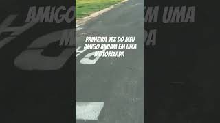 A Primeira Vez Do Meu Amigo Andando Em Uma #bikemotorizada #motovlog #bicicleta #shortsvideo