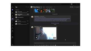 Создание и отправка видео-сообщения в чате Microsoft Teams