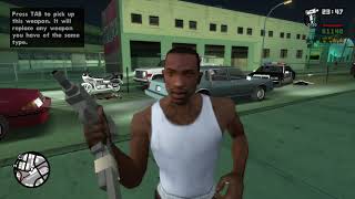 GTA  San Andreas Gameplay with fix mods